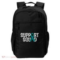 Support Squad Ovarian Cancer Awareness Gift Backpack thumb 0