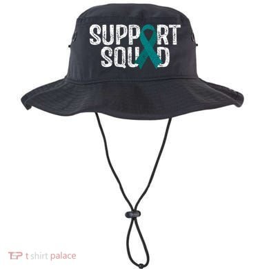 Support Squad Ovarian Cancer Awareness Gift Bucket Hat