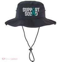 Support Squad Ovarian Cancer Awareness Gift Bucket Hat thumb 0