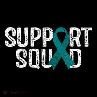 Support Squad Ovarian Cancer Awareness Gift Bucket Hat thumb 4
