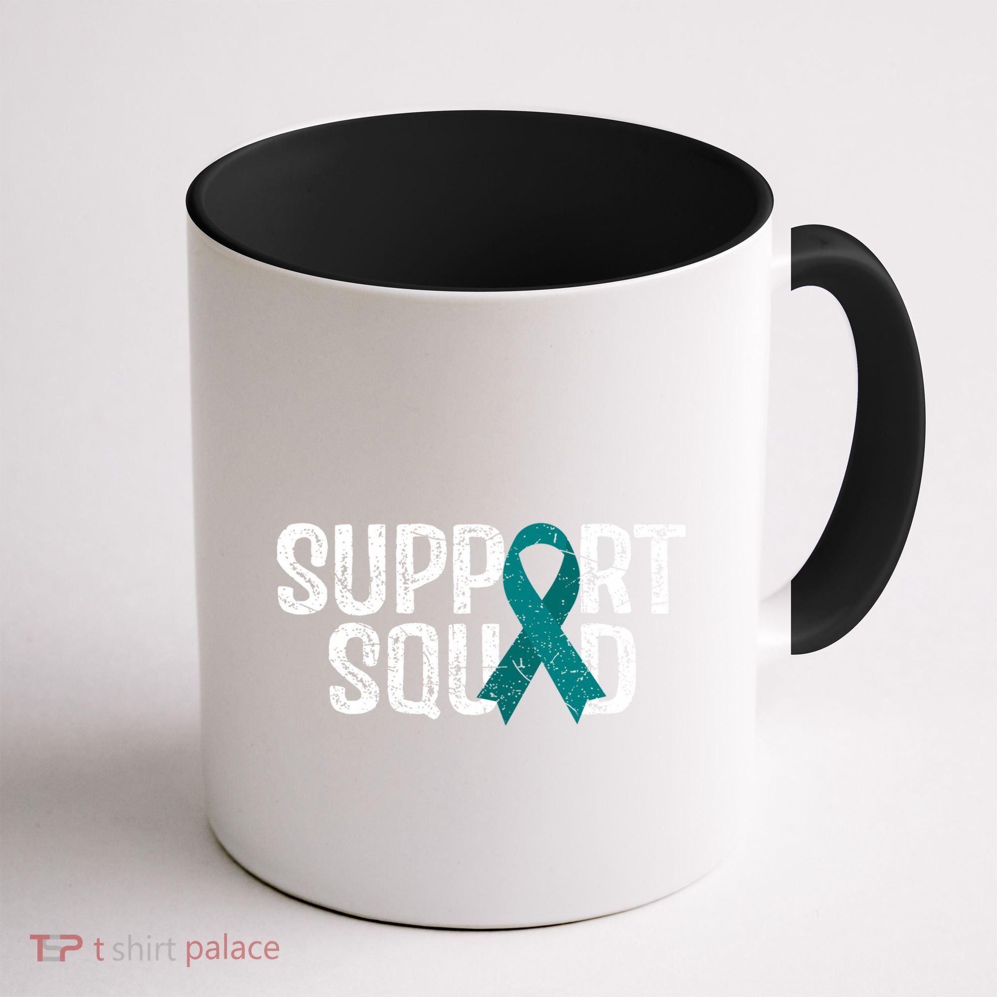 Support Squad Ovarian Cancer Awareness Gift Coffee Mug