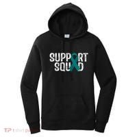 Support Squad Ovarian Cancer Awareness Gift Women's Hoodie thumb 0
