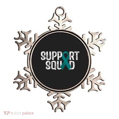 Support Squad Ovarian Cancer Awareness Gift Ornament