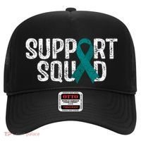 Support Squad Ovarian Cancer Awareness Gift Hat thumb 0