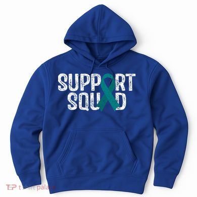 Support Squad Ovarian Cancer Awareness Gift Hoodie