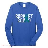 Support Squad Ovarian Cancer Awareness Gift Long Sleeve Shirt thumb 0