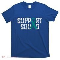 Support Squad Ovarian Cancer Awareness Gift T-Shirt thumb 0