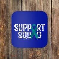 Support Squad Ovarian Cancer Awareness Gift Coaster thumb 0