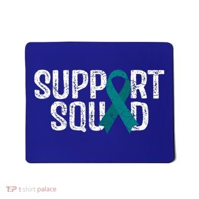Support Squad Ovarian Cancer Awareness Gift Mousepad