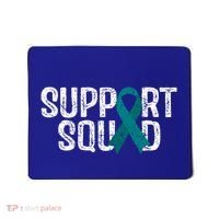 Support Squad Ovarian Cancer Awareness Gift Mousepad thumb 0