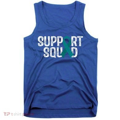 Support Squad Ovarian Cancer Awareness Gift Tank Top