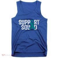 Support Squad Ovarian Cancer Awareness Gift Tank Top thumb 0