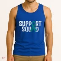 Support Squad Ovarian Cancer Awareness Gift Tank Top thumb 3