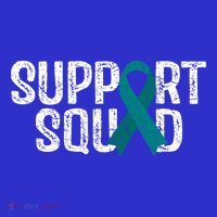 Support Squad Ovarian Cancer Awareness Gift Tank Top thumb 6