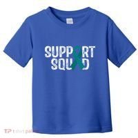 Support Squad Ovarian Cancer Awareness Gift Toddler T-Shirt thumb 0