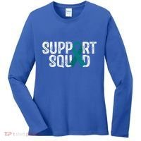 Support Squad Ovarian Cancer Awareness Gift Women's Long Sleeve Shirt thumb 0