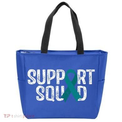 Support Squad Ovarian Cancer Awareness Gift Tote Bag