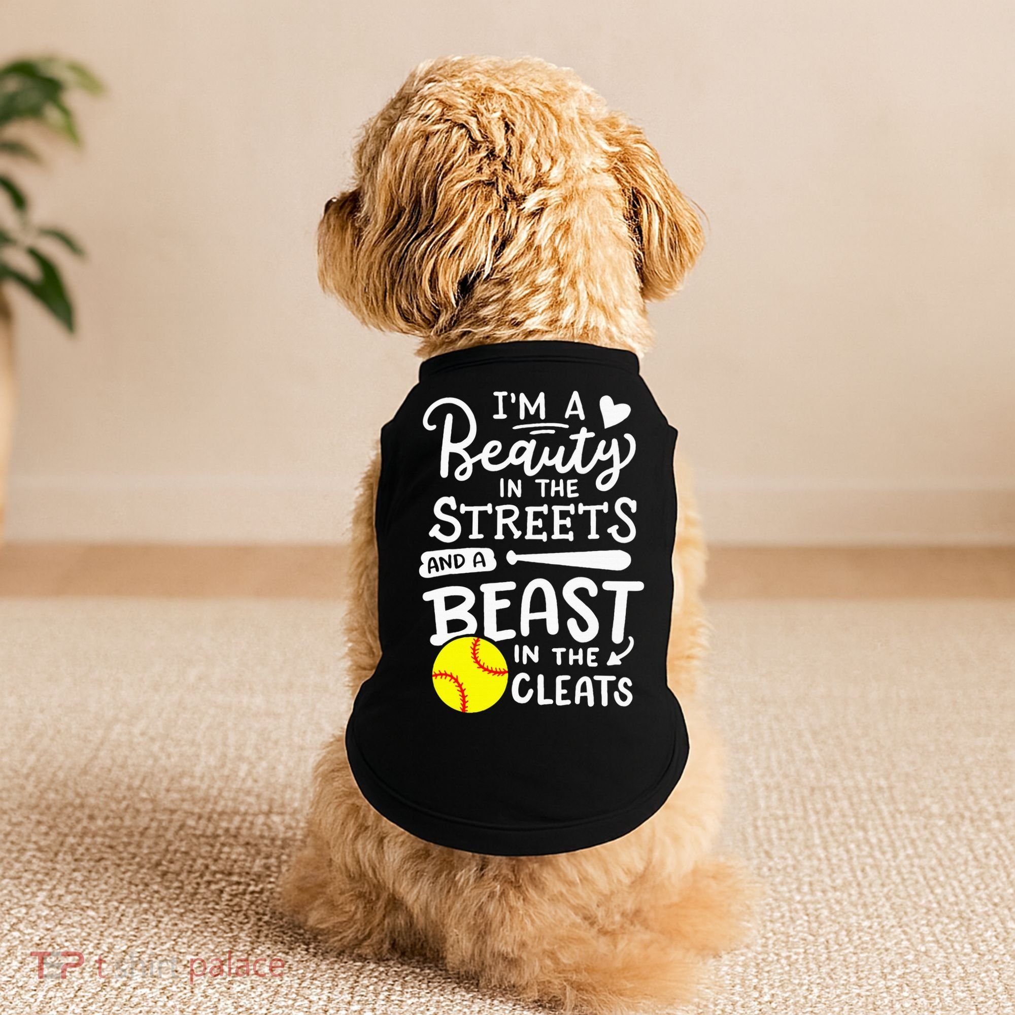 Softball Softball Player Doggie Tank