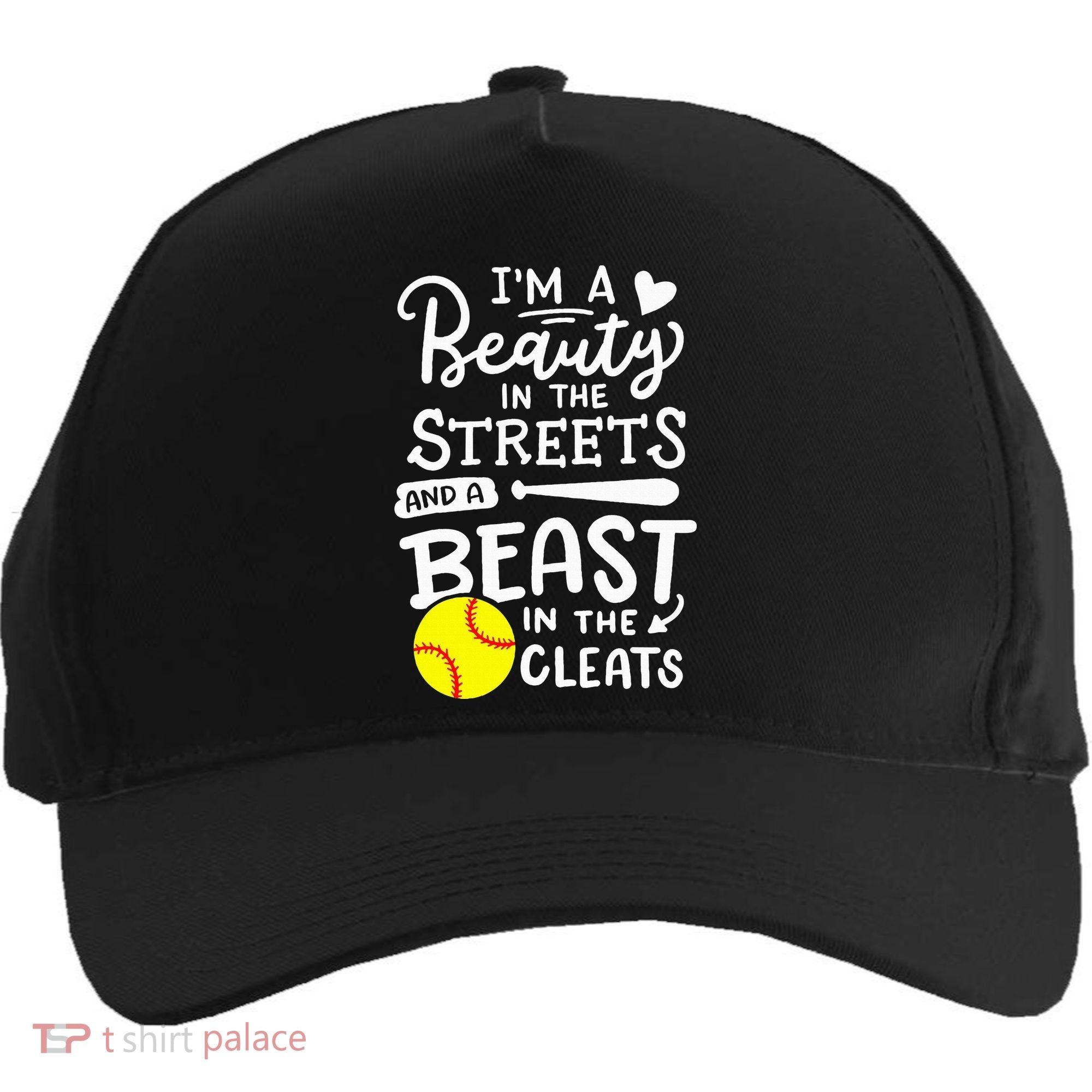 Softball Softball Player Five-Panel Snapback Cap