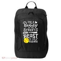 Softball Softball Player City Backpack thumb 0