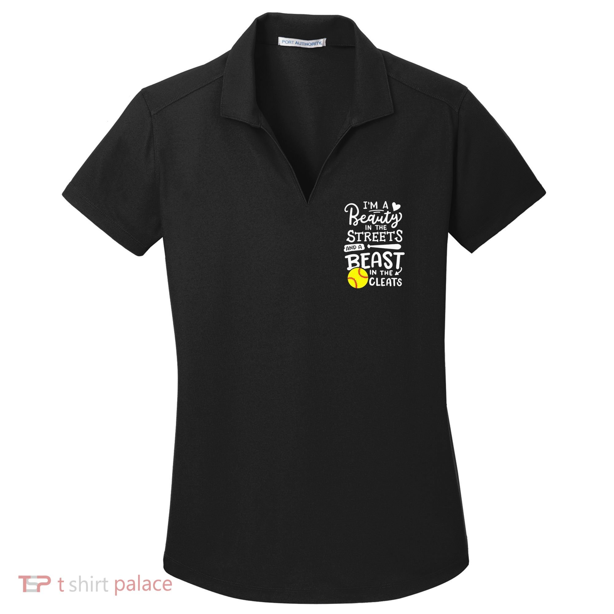 Softball Softball Player Women's Dry Zone Grid Polo