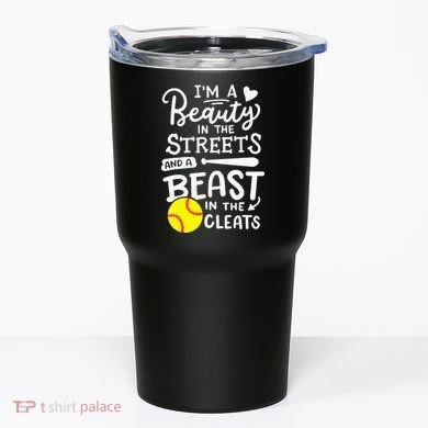 Softball Softball Player Tumbler