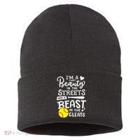 Softball Softball Player Sustainable Knit Beanie thumb 0