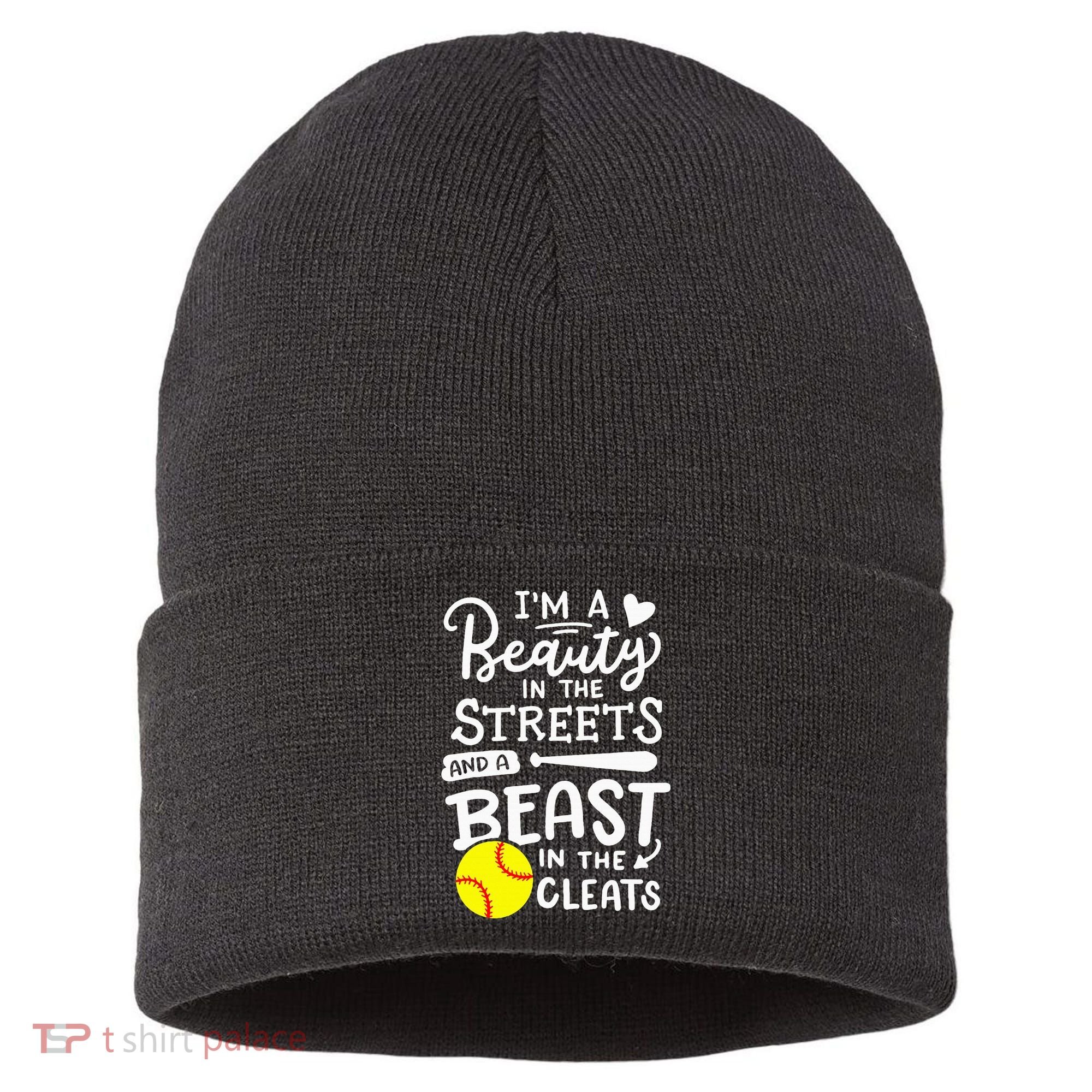 Softball Softball Player Sustainable Knit Beanie