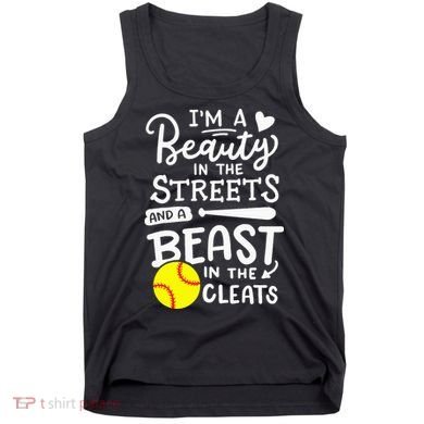 Softball Softball Player Tank Top