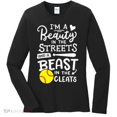 Softball Softball Player Women's Long Sleeve Shirt