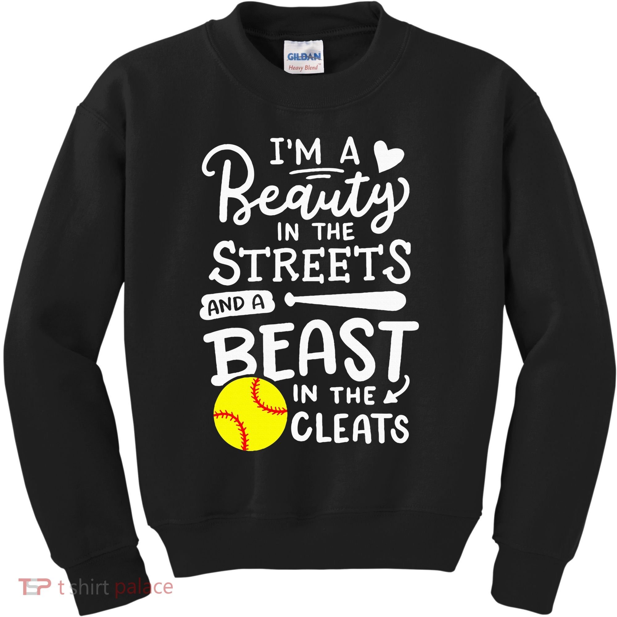 Softball Softball Player Kids Sweatshirt
