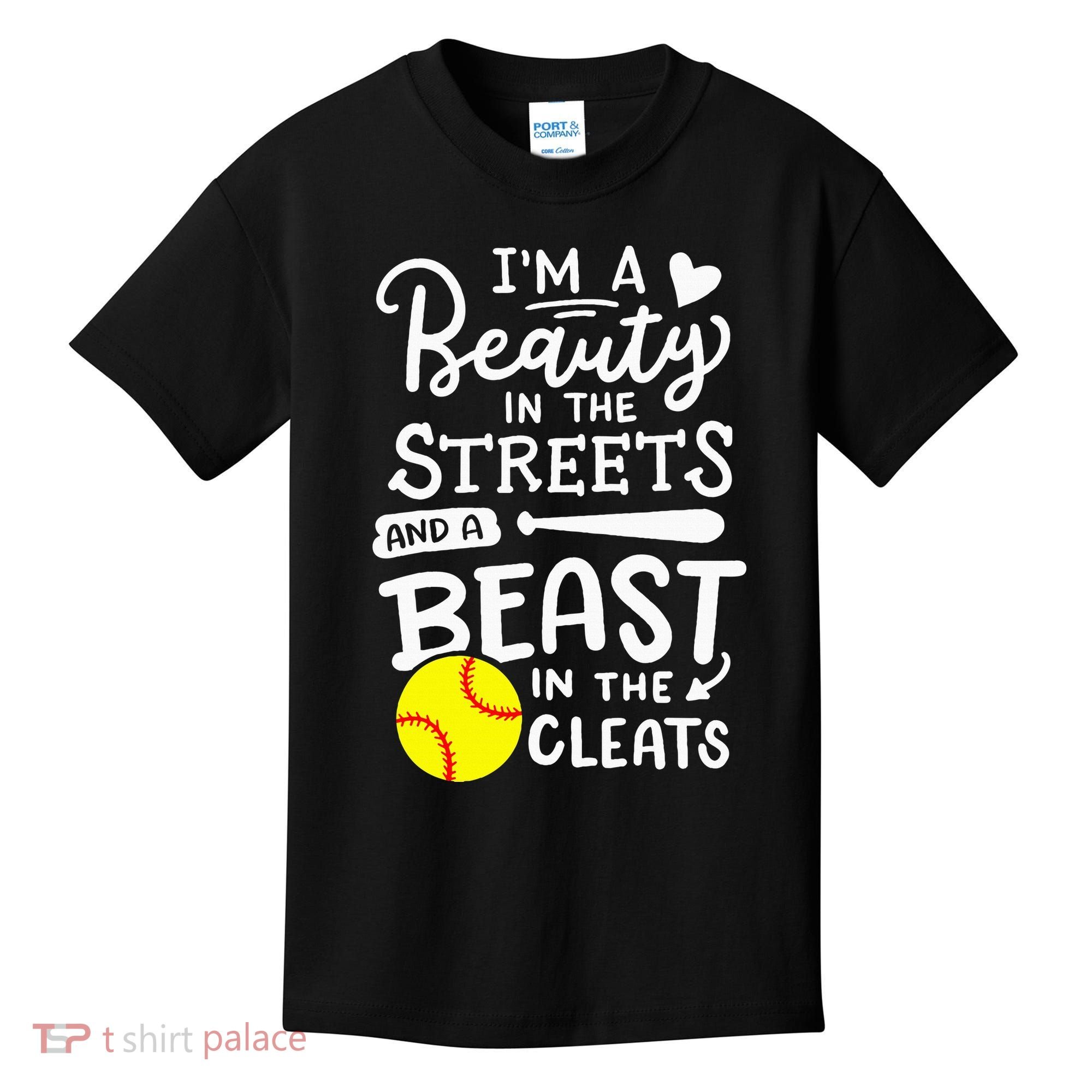Softball Softball Player Kids T-Shirt