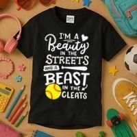 Softball Softball Player Kids T-Shirt thumb 3