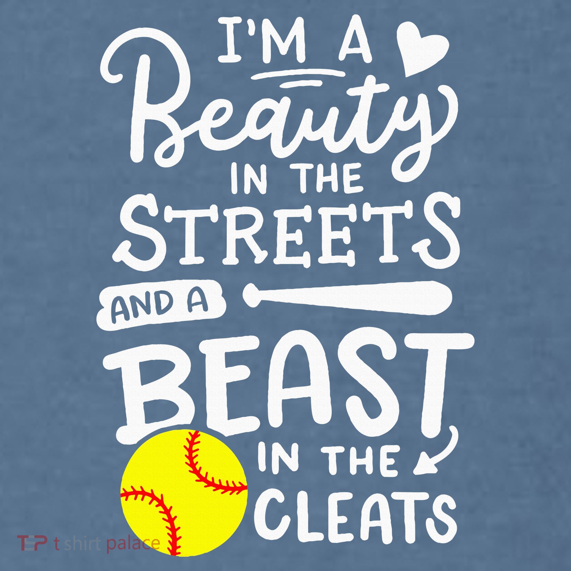 Softball Softball Player Garment-Dyed Sweatshirt