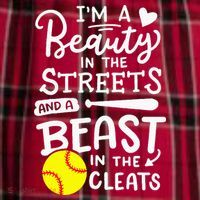 Softball Softball Player Women's Flannel Plaid Pajama Pants thumb 2