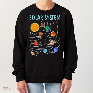 Solar System Planets Science Space Stem Women's Sweatshirt