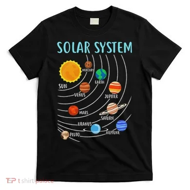 Solar System Planets Science Space Stem T-Shirt