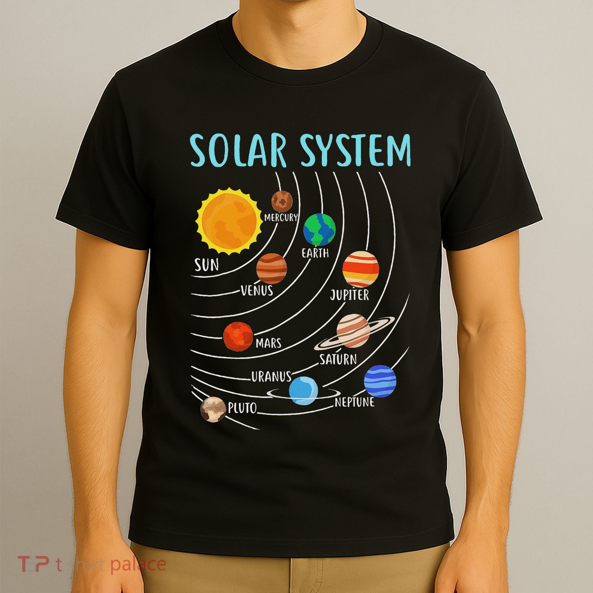 Solar System Planets Science Space Stem T-Shirt