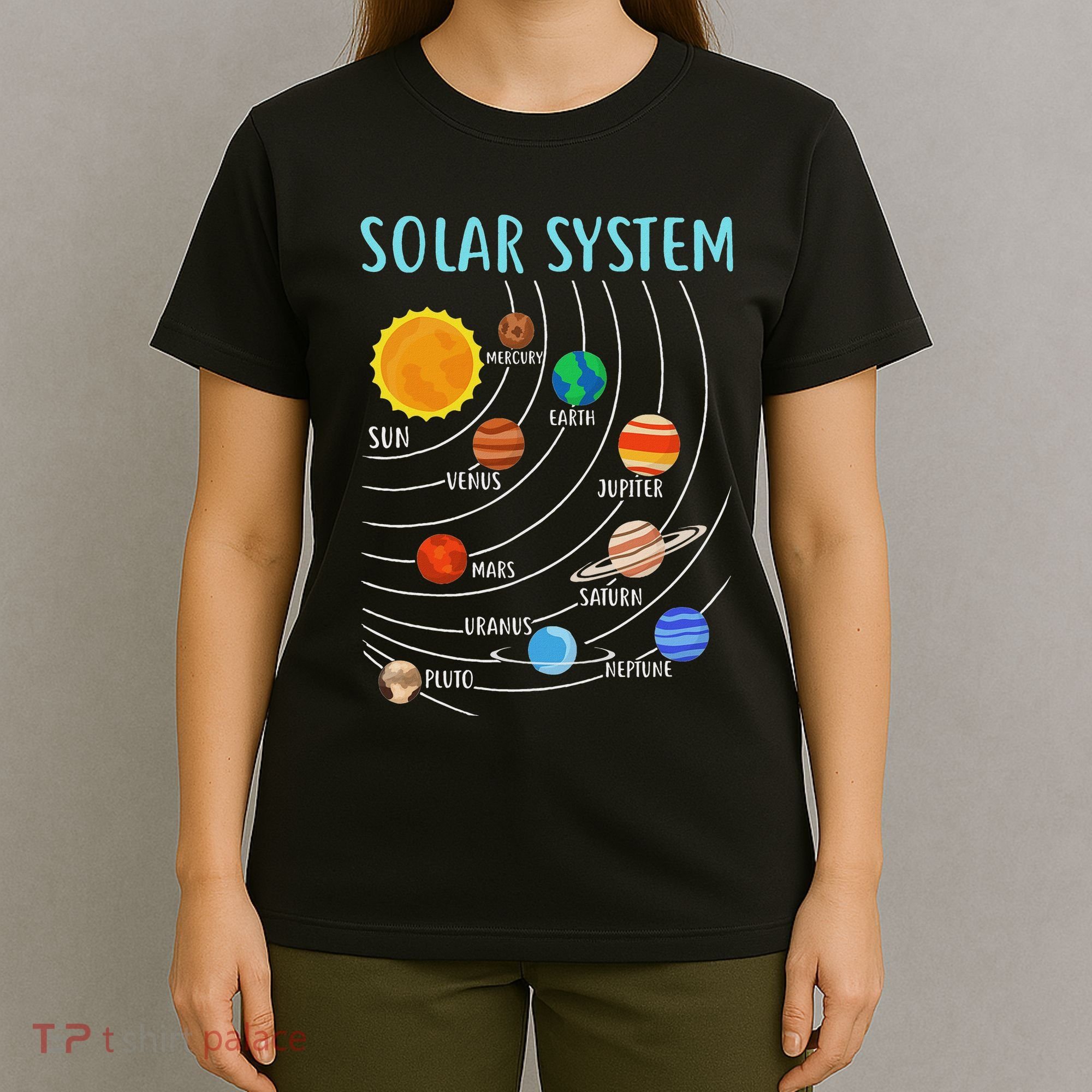 Solar System Planets Science Space Stem T-Shirt