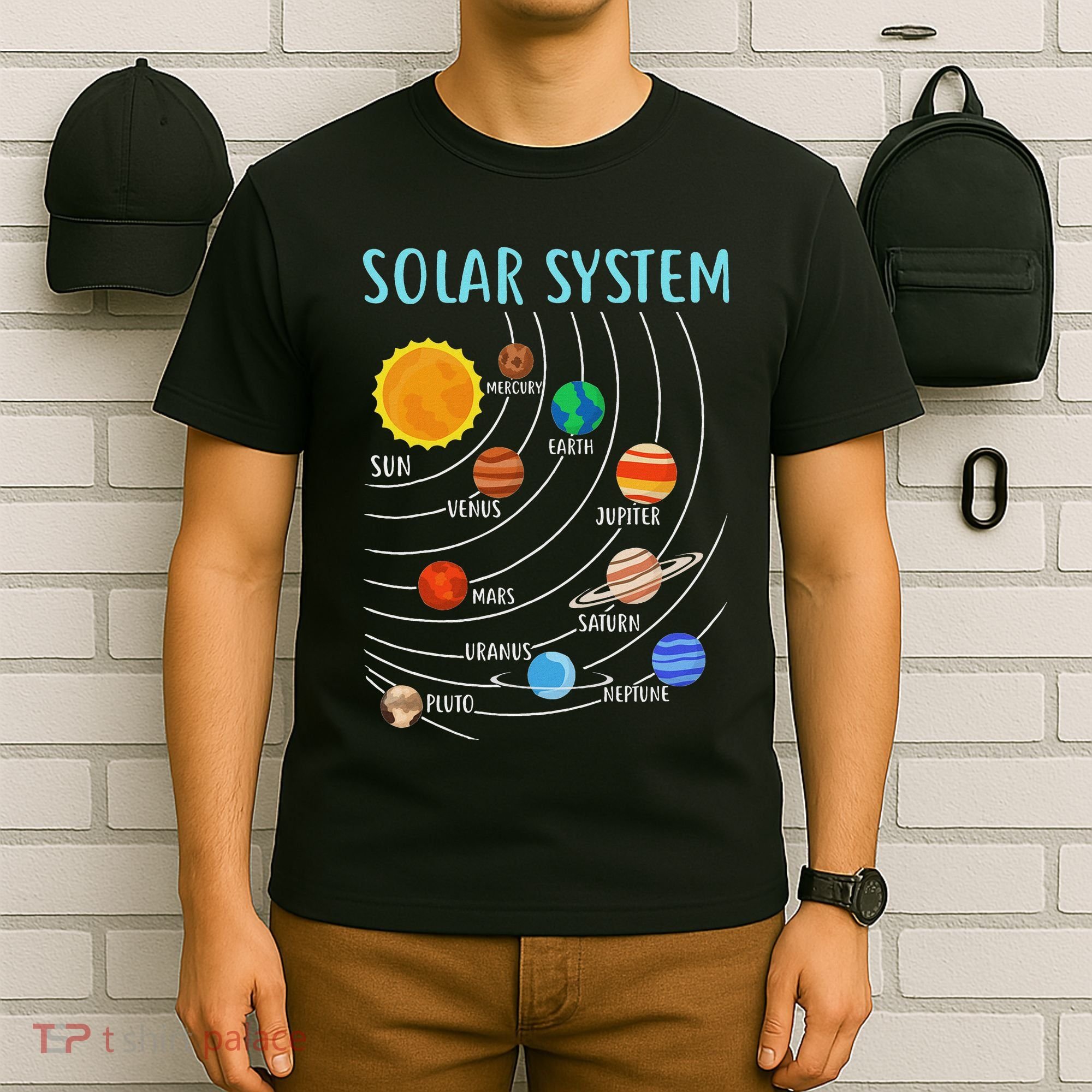 Solar System Planets Science Space Stem T-Shirt