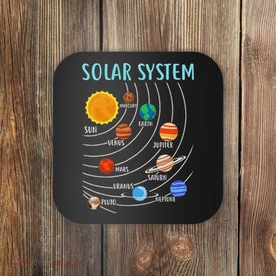 Solar System Planets Science Space Stem Coaster