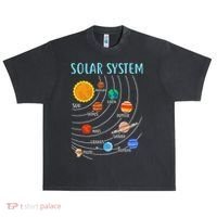 Solar System Planets Science Space Stem Urban Oversized Heavyweight T-Shirt thumb 0