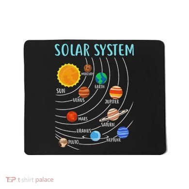 Solar System Planets Science Space Stem Mousepad