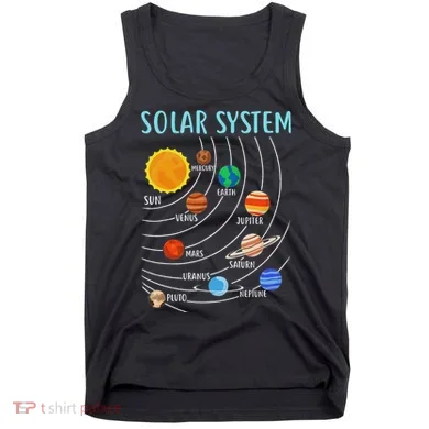 Solar System Planets Science Space Stem Tank Top