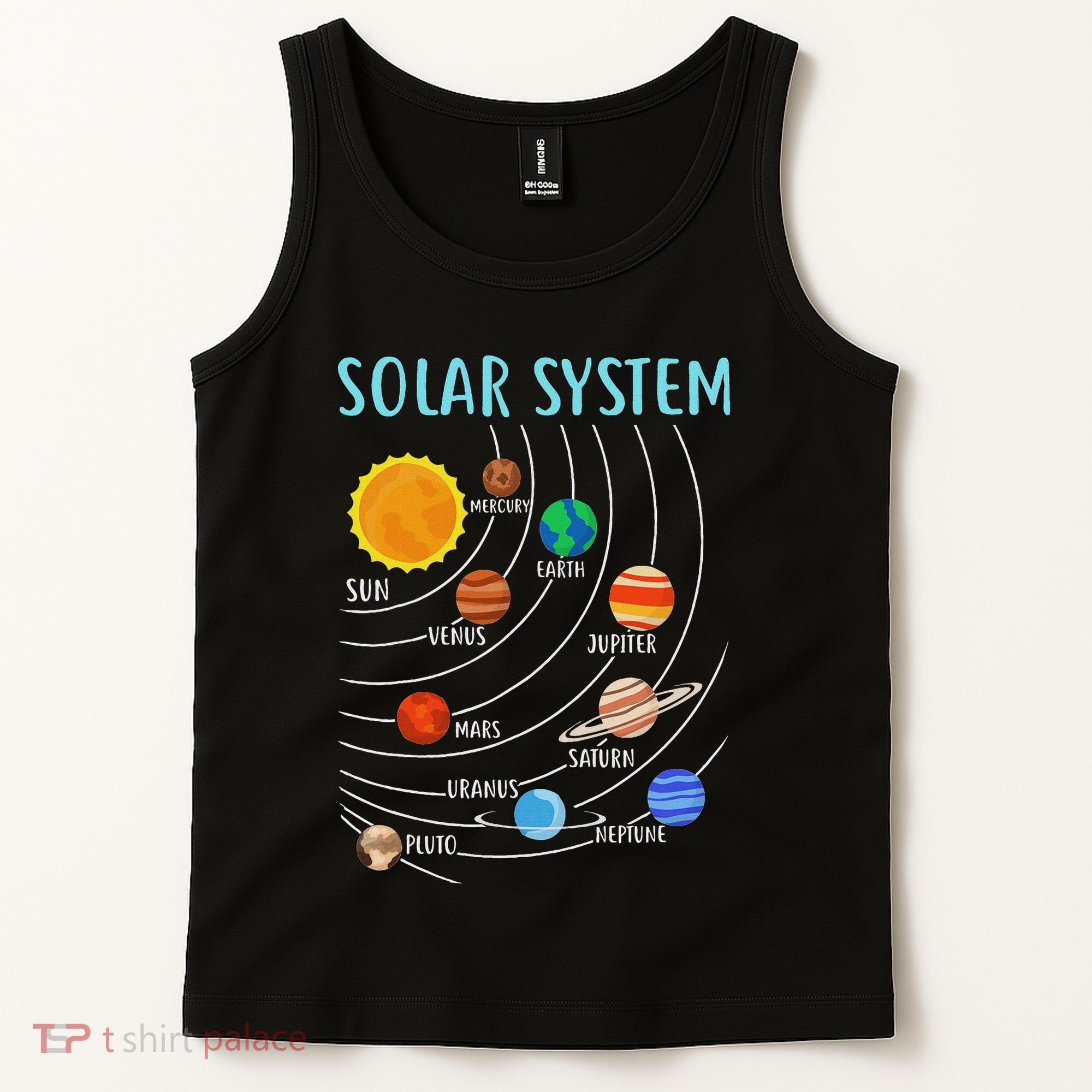 Solar System Planets Science Space Stem Tank Top