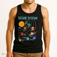 Solar System Planets Science Space Stem Tank Top thumb 3