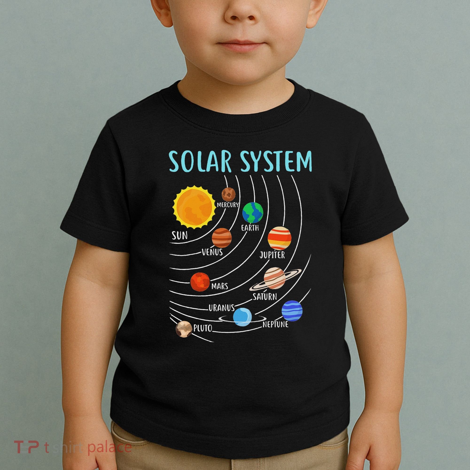 Solar System Planets Science Space Stem Toddler T-Shirt