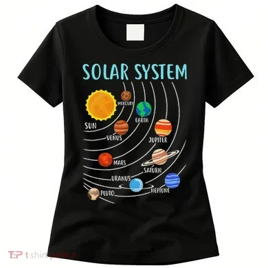 Solar System Planets Science Space Stem Women's T-Shirt