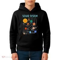Solar System Planets Science Space Stem Kids Hoodie thumb 4