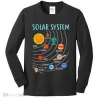 Solar System Planets Science Space Stem Kids Long Sleeve Shirt thumb 0